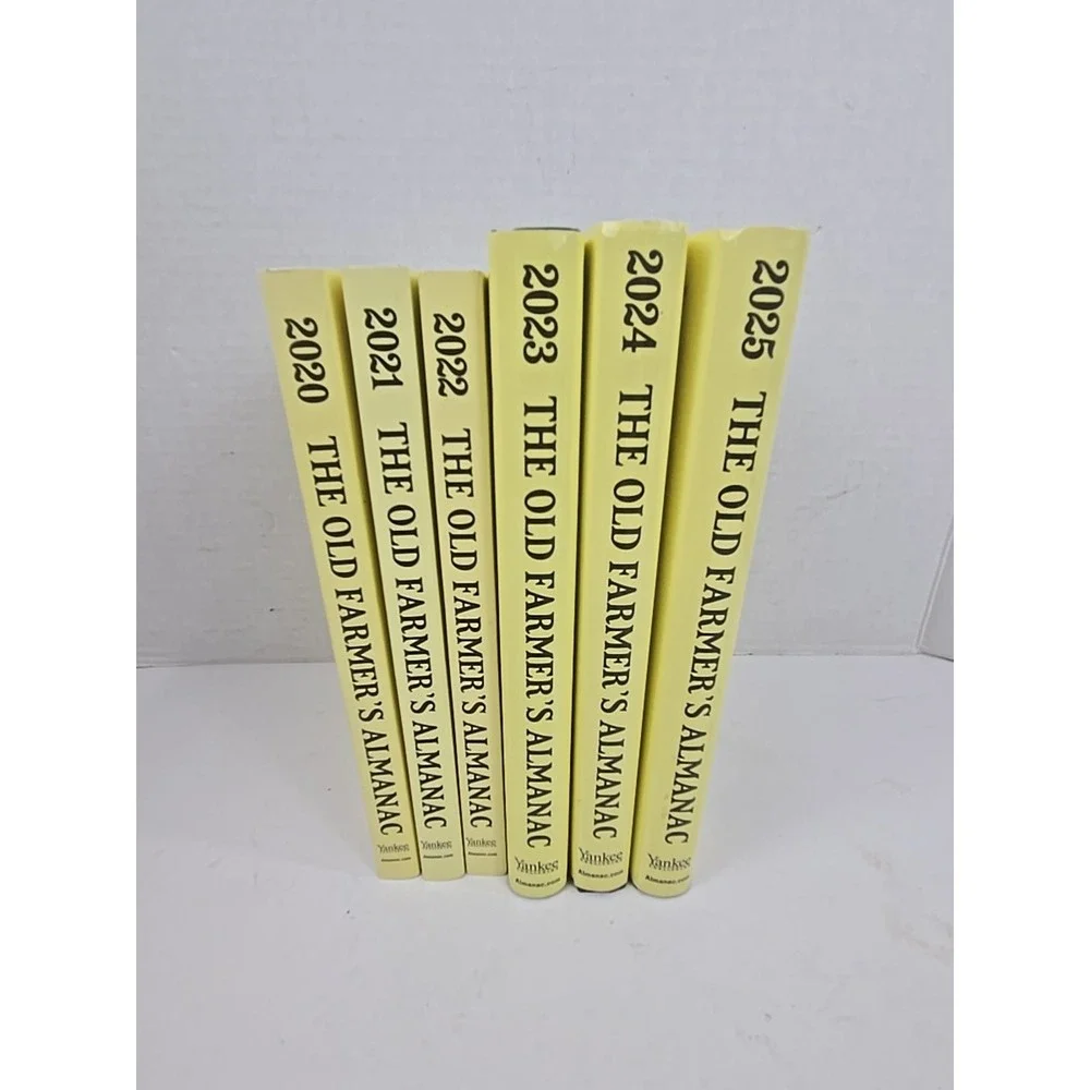 Lot Of 6 The Old Farmer's 2021 Through 2025 Almanacs 3 Soft And 3 Hardback NEW